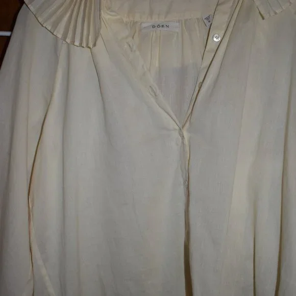 Doen Size Small NWOT Blouse Aster Mother of Pearl - Picture 3 of 6